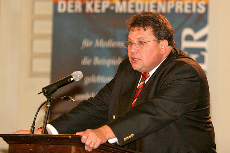 Wolfgang Baake, Geschäftsführer des Christlichen Medienverbundes KEP