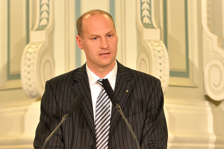 Laudator Martin Dürrstein, Vorstands­vorsitzender der Dürr Dental AG